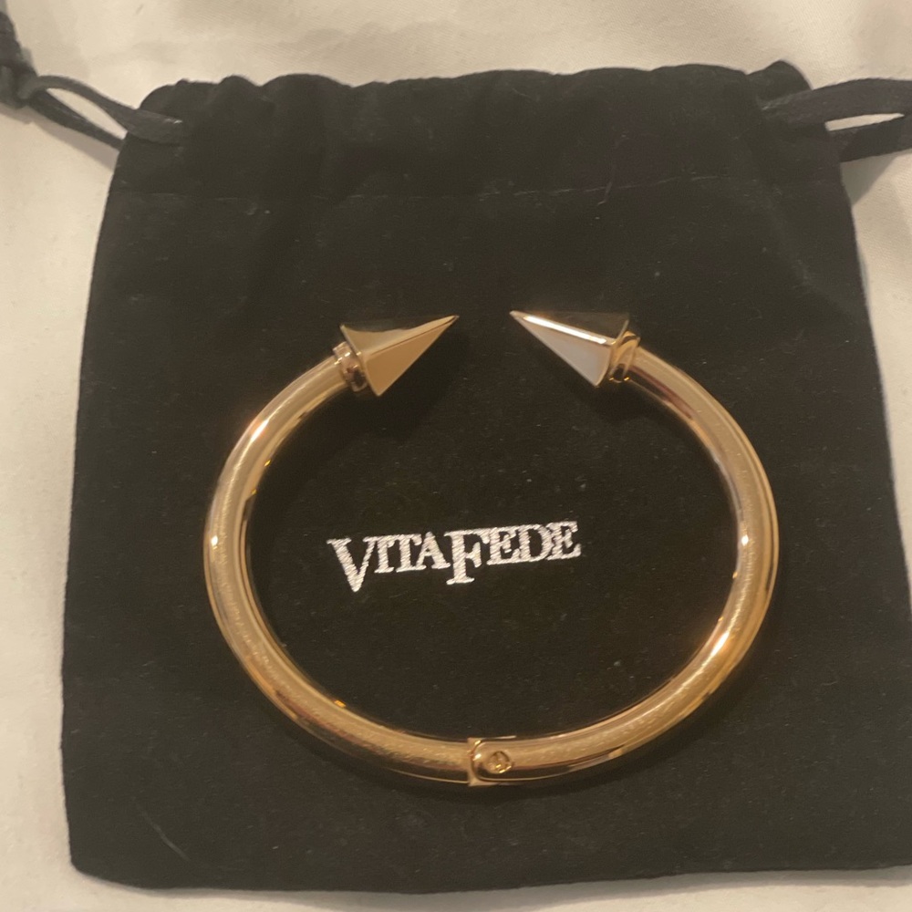 Vita Fede gold Titan Thea bracelet NEW never worn size medium